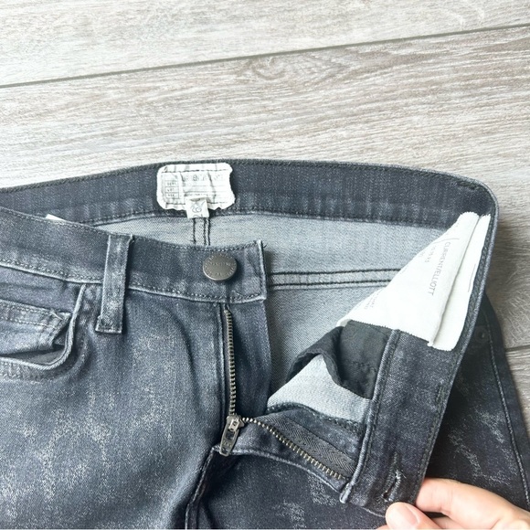 Current Elliott The Stiletto Highland Leopard in Black Ankle Jeans - Picture 9 of 13